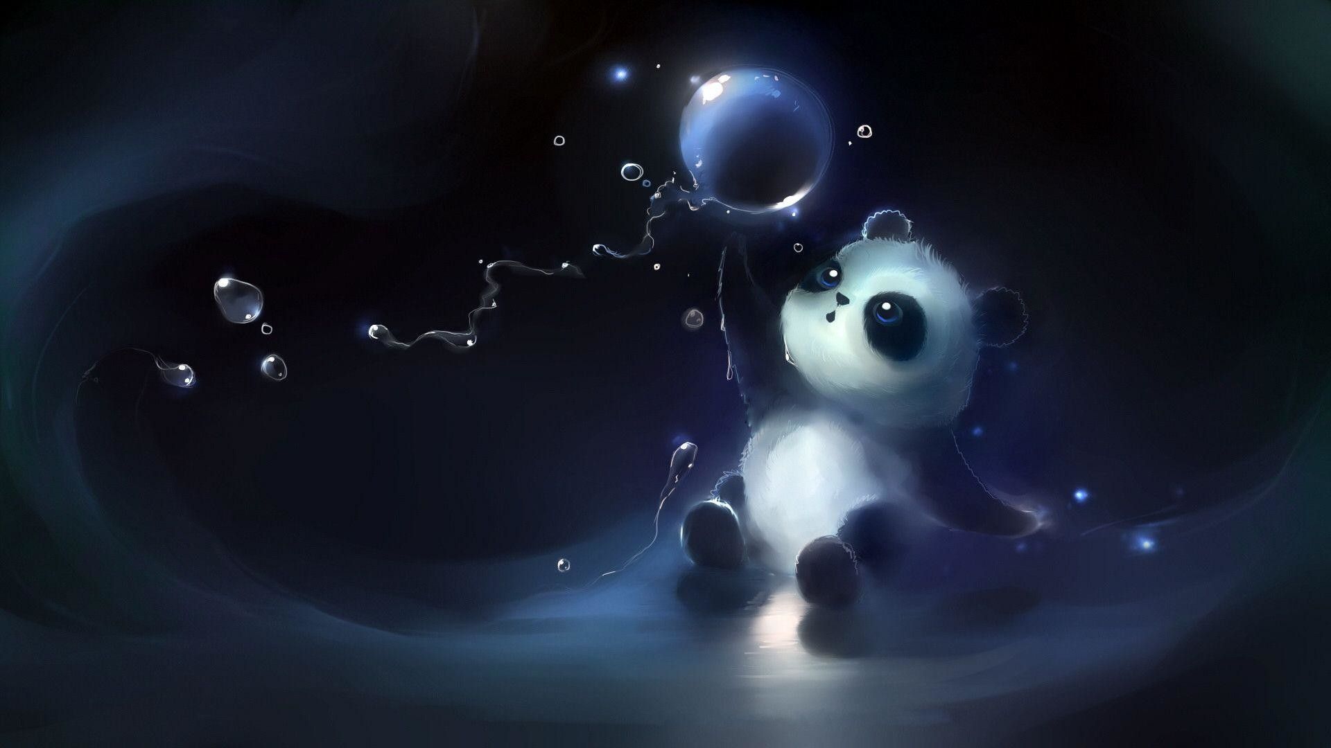 Dark Panda Wallpapers K Hd Dark Panda Backgrounds On Wallpaperbat