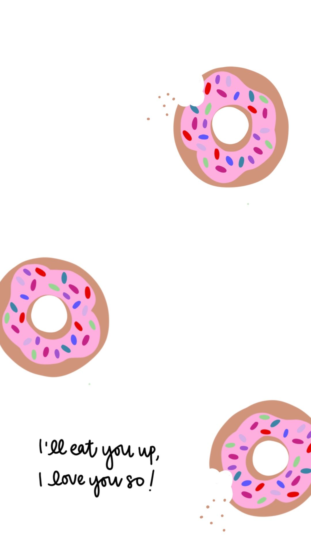 Cute Donuts Iphone Wallpapers K Hd Cute Donuts Iphone Backgrounds