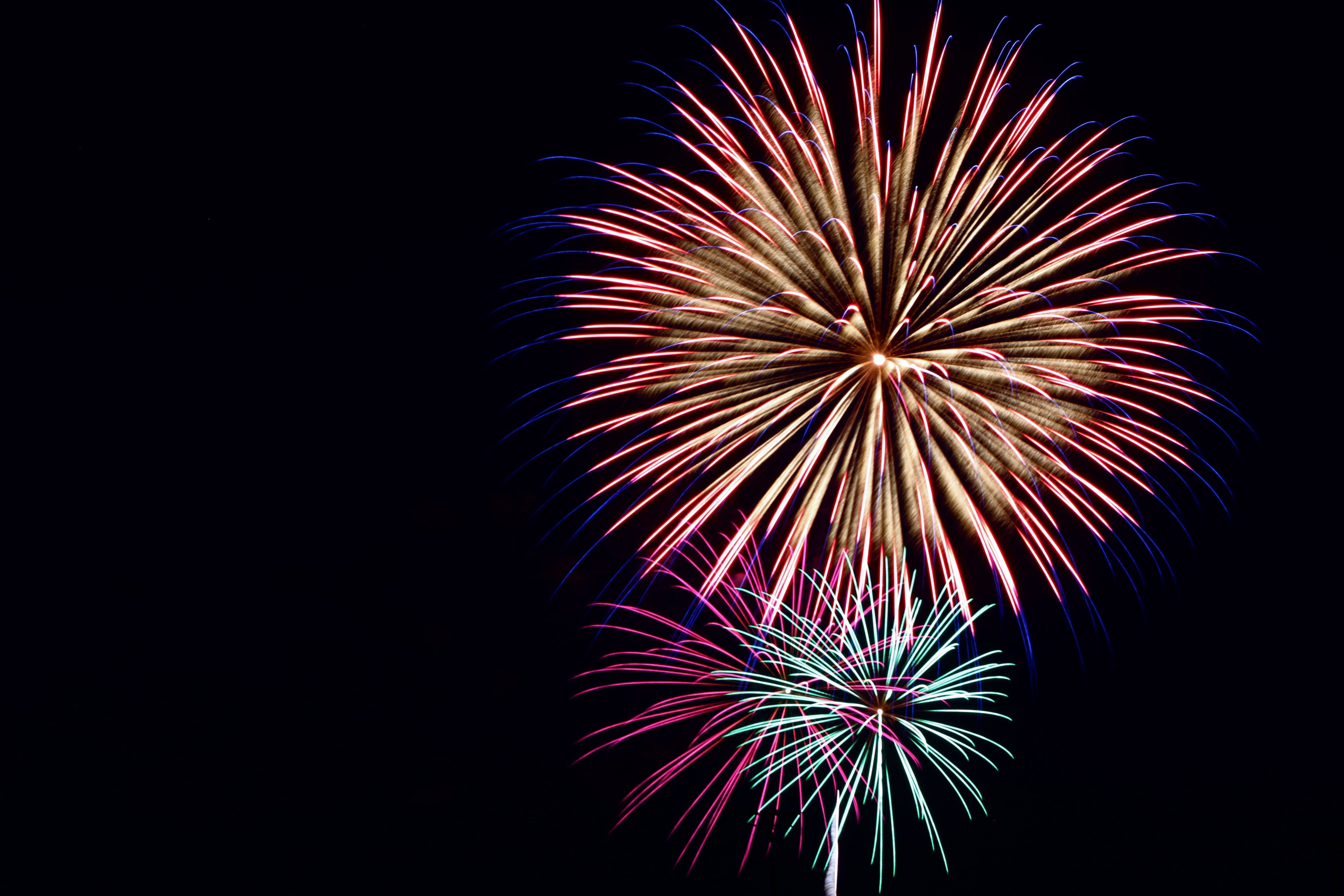 Fireworks Wallpapers K Hd Fireworks Backgrounds On Wallpaperbat