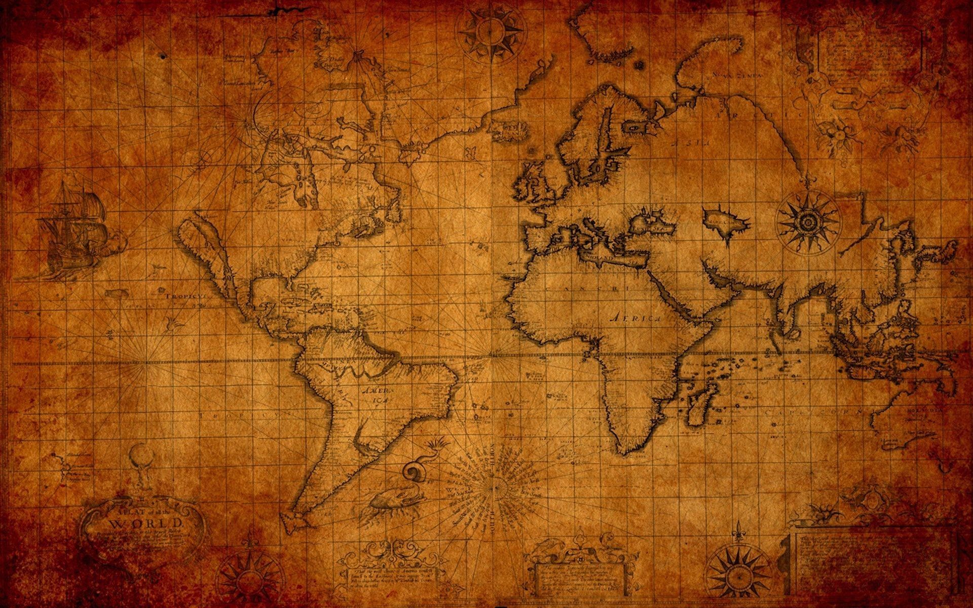 Vintage Map Wallpapers K HD Vintage Map Backgrounds On WallpaperBat