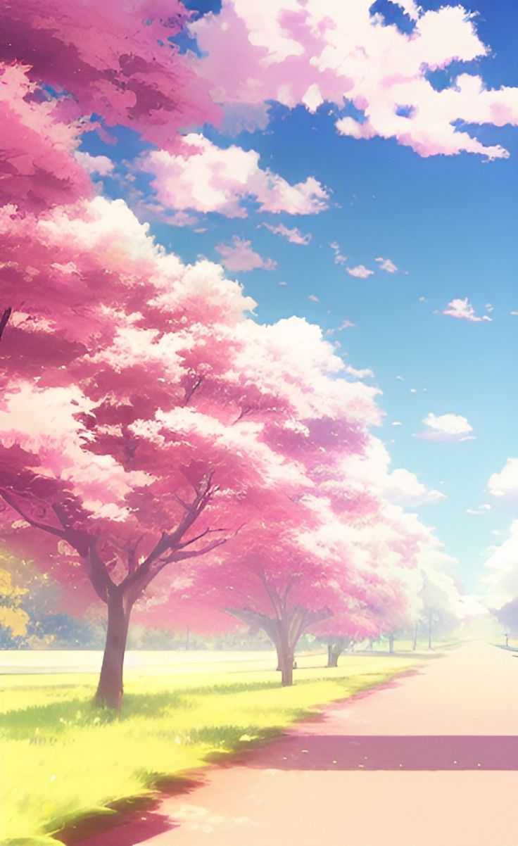 Anime Pink Tree Wallpapers 4k HD Anime Pink Tree Backgrounds On