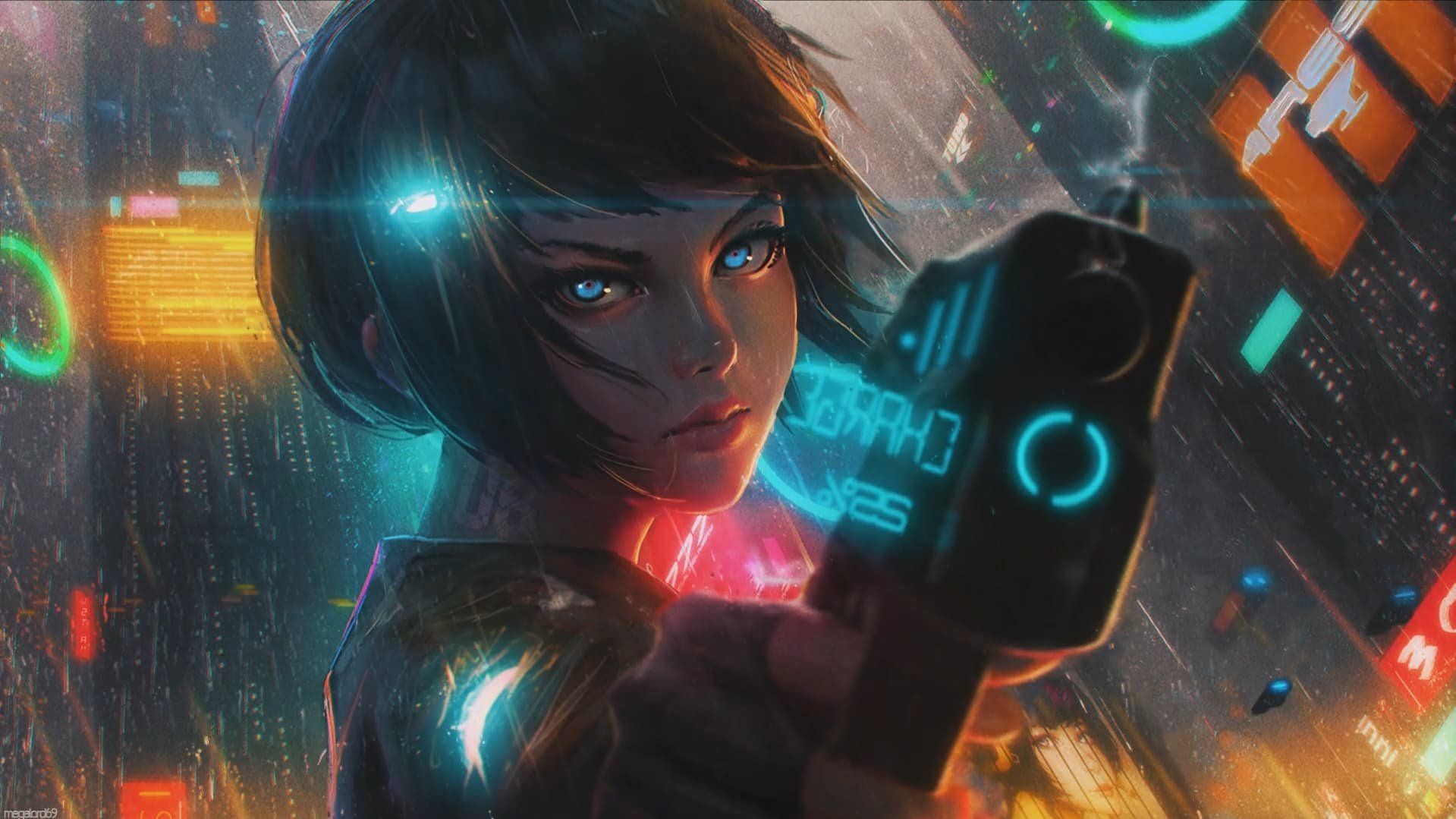 Cyberpunk Anime Wallpapers 4k HD Cyberpunk Anime Backgrounds On