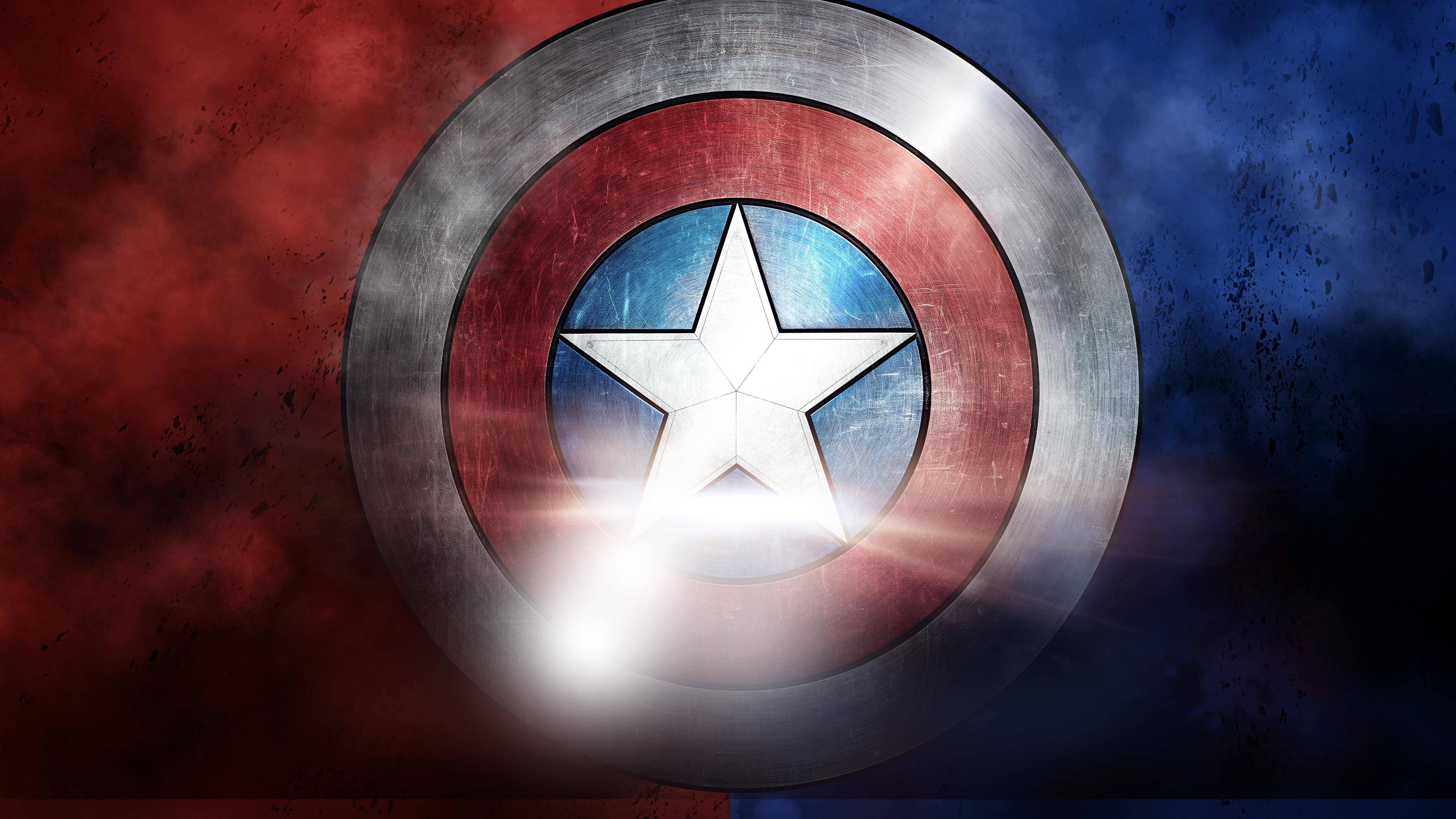 Captain America Logo Wallpapers K Hd Captain America Logo