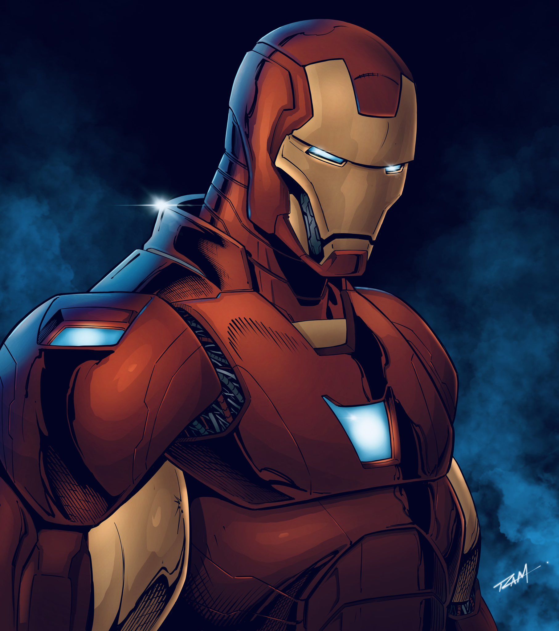 Iron Man Art Wallpapers 4k HD Iron Man Art Backgrounds On WallpaperBat