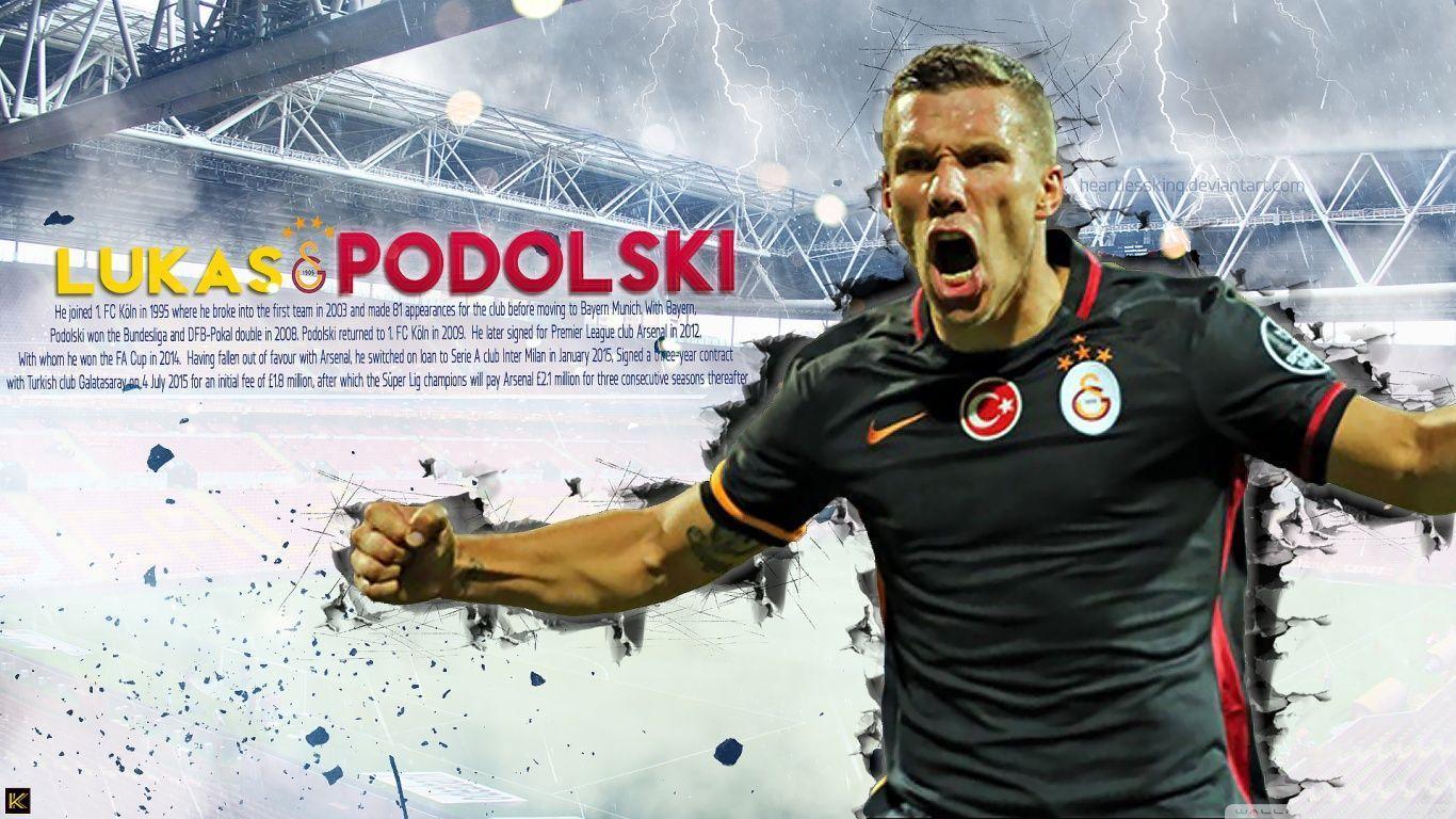 Lukas Podolski Wallpapers K Hd Lukas Podolski Backgrounds On