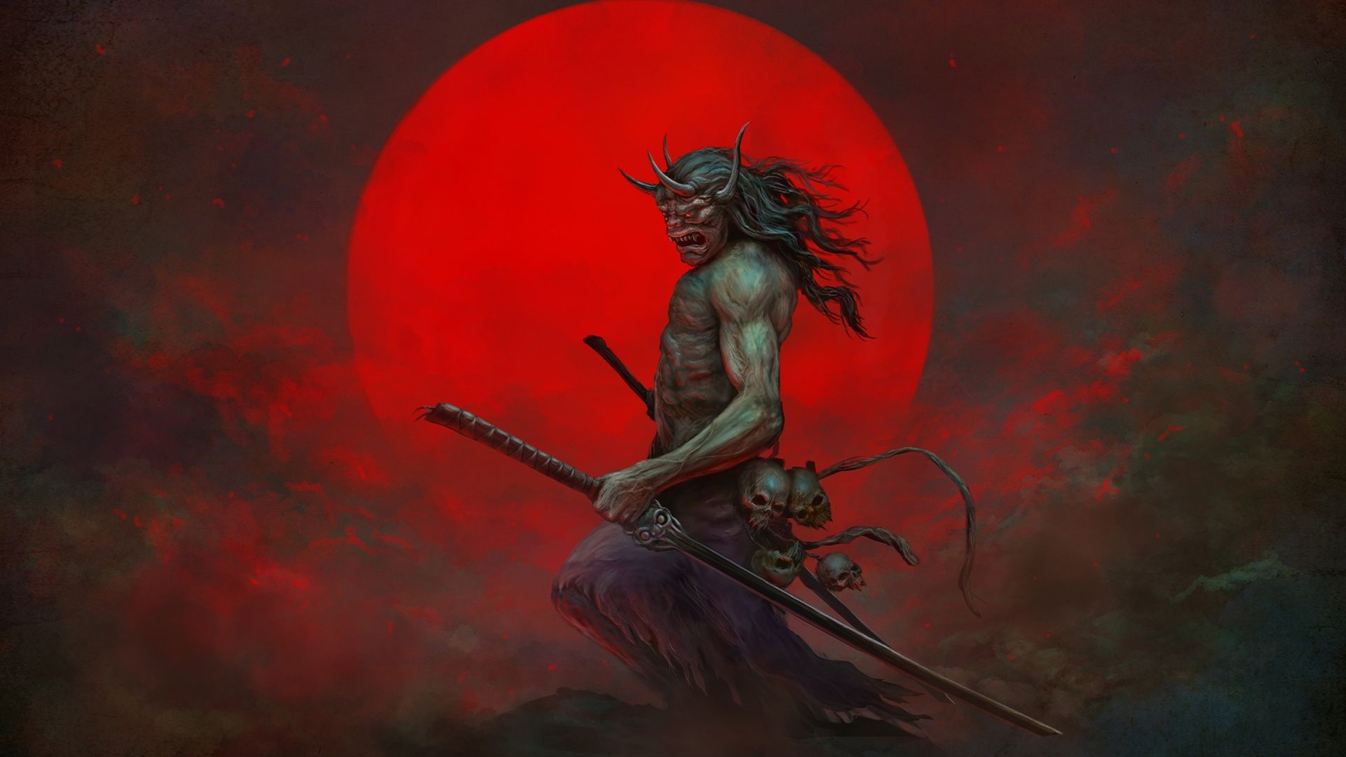 Demon Samurai Wallpapers K Hd Demon Samurai Backgrounds On Wallpaperbat