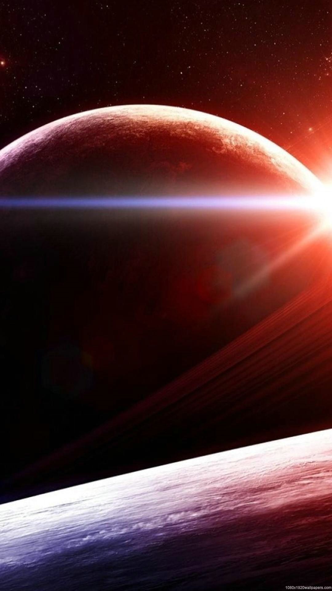 Space Sunrise Wallpapers K Hd Space Sunrise Backgrounds On Wallpaperbat