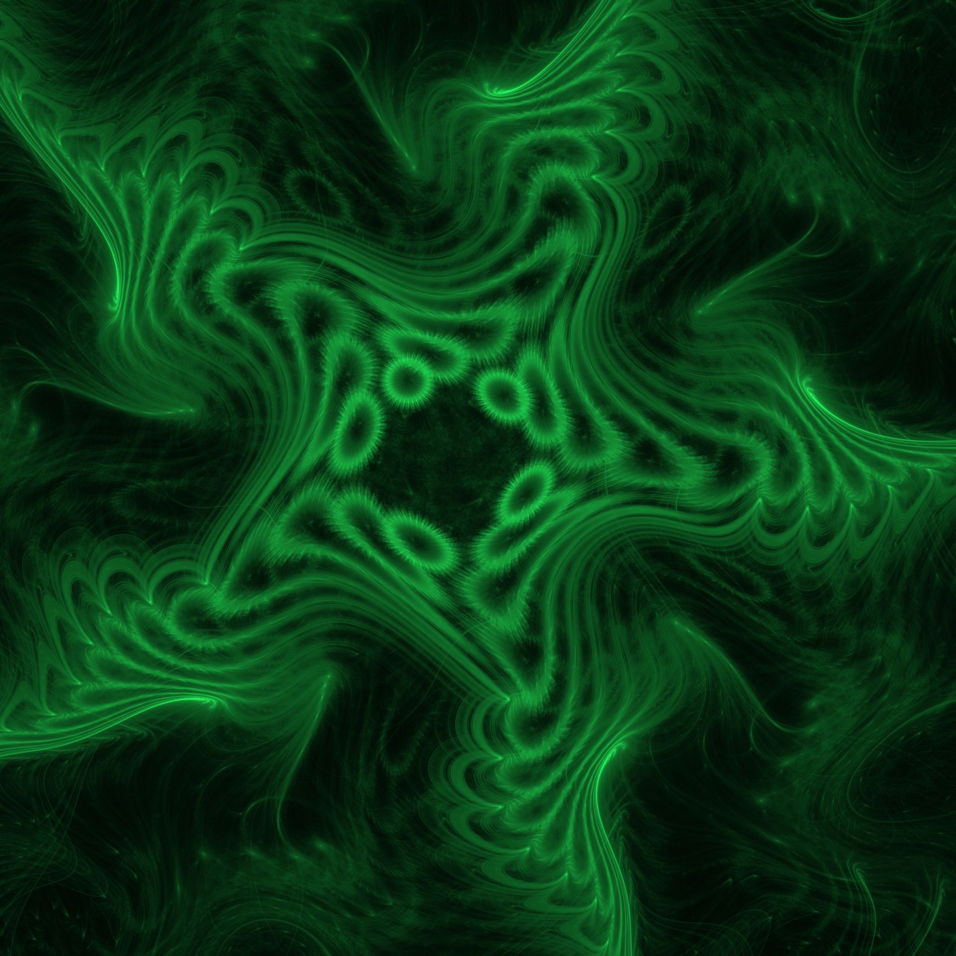 Green Fractal Wallpapers K Hd Green Fractal Backgrounds On Wallpaperbat