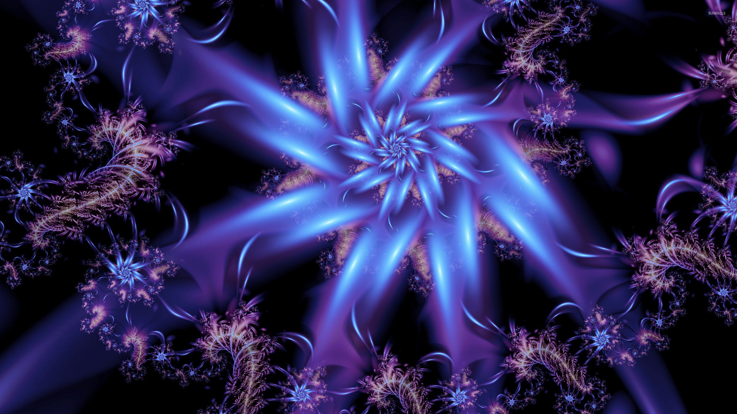 Purple Fractal Wallpapers K Hd Purple Fractal Backgrounds On