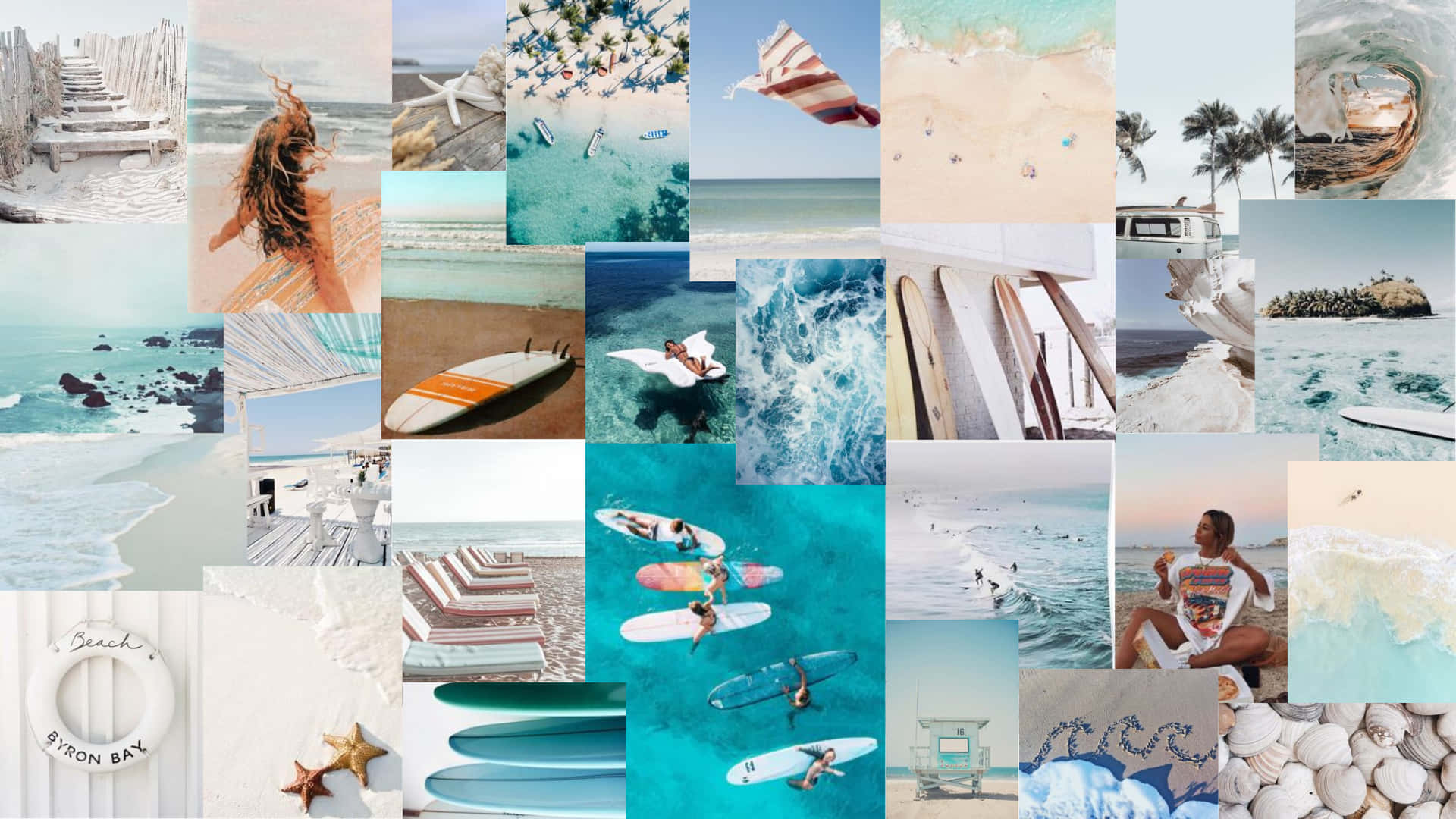 Beach Collage Wallpapers K Hd Beach Collage Backgrounds On Wallpaperbat