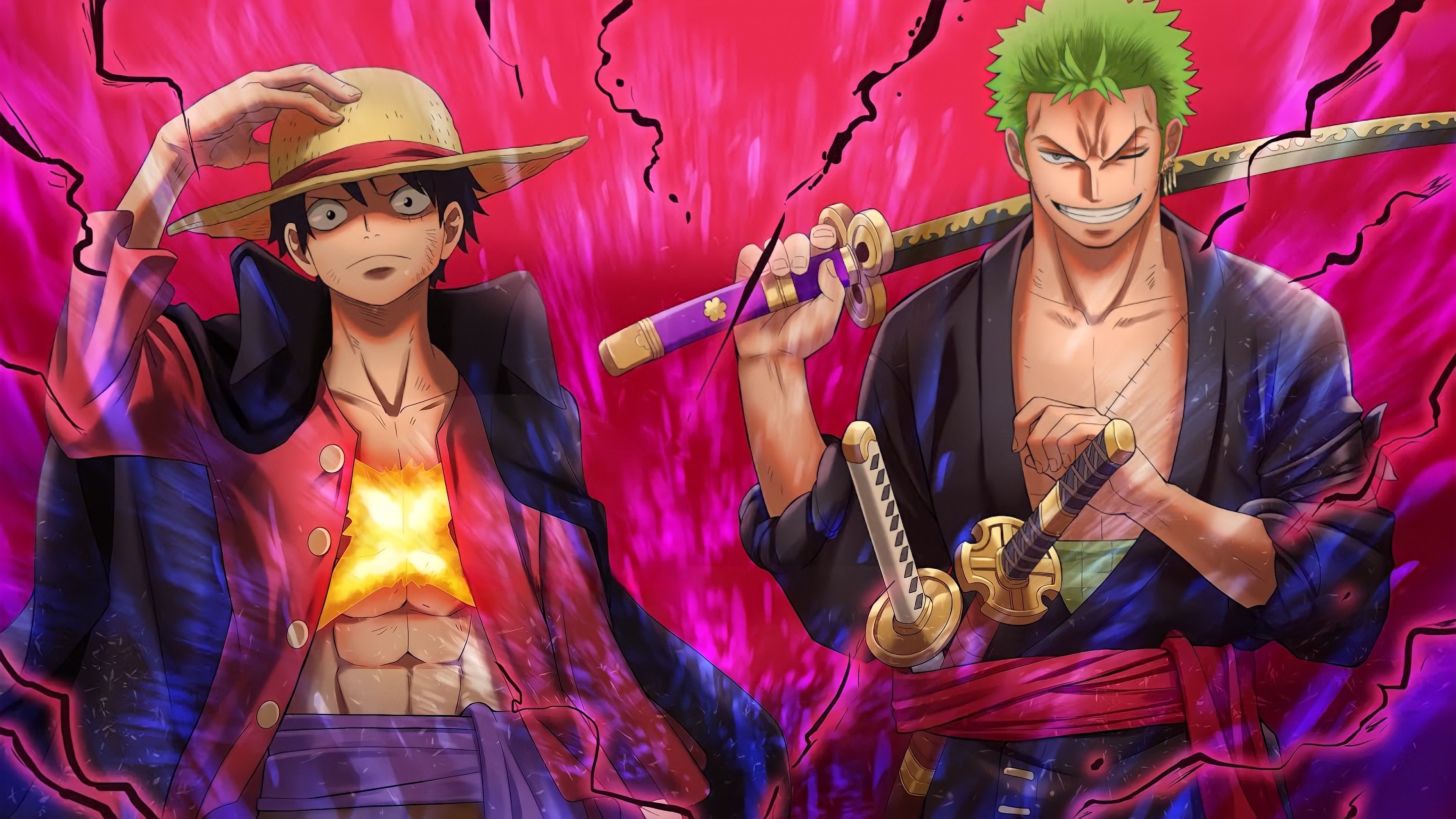 Luffy and Zoro Wallpapers - 4k, HD Luffy and Zoro Backgrounds on