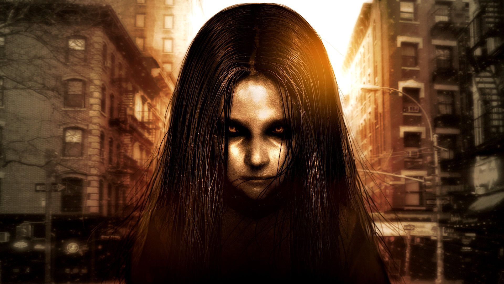 Scary Girl Wallpapers 4k Hd Scary Girl Backgrounds On Wallpaperbat