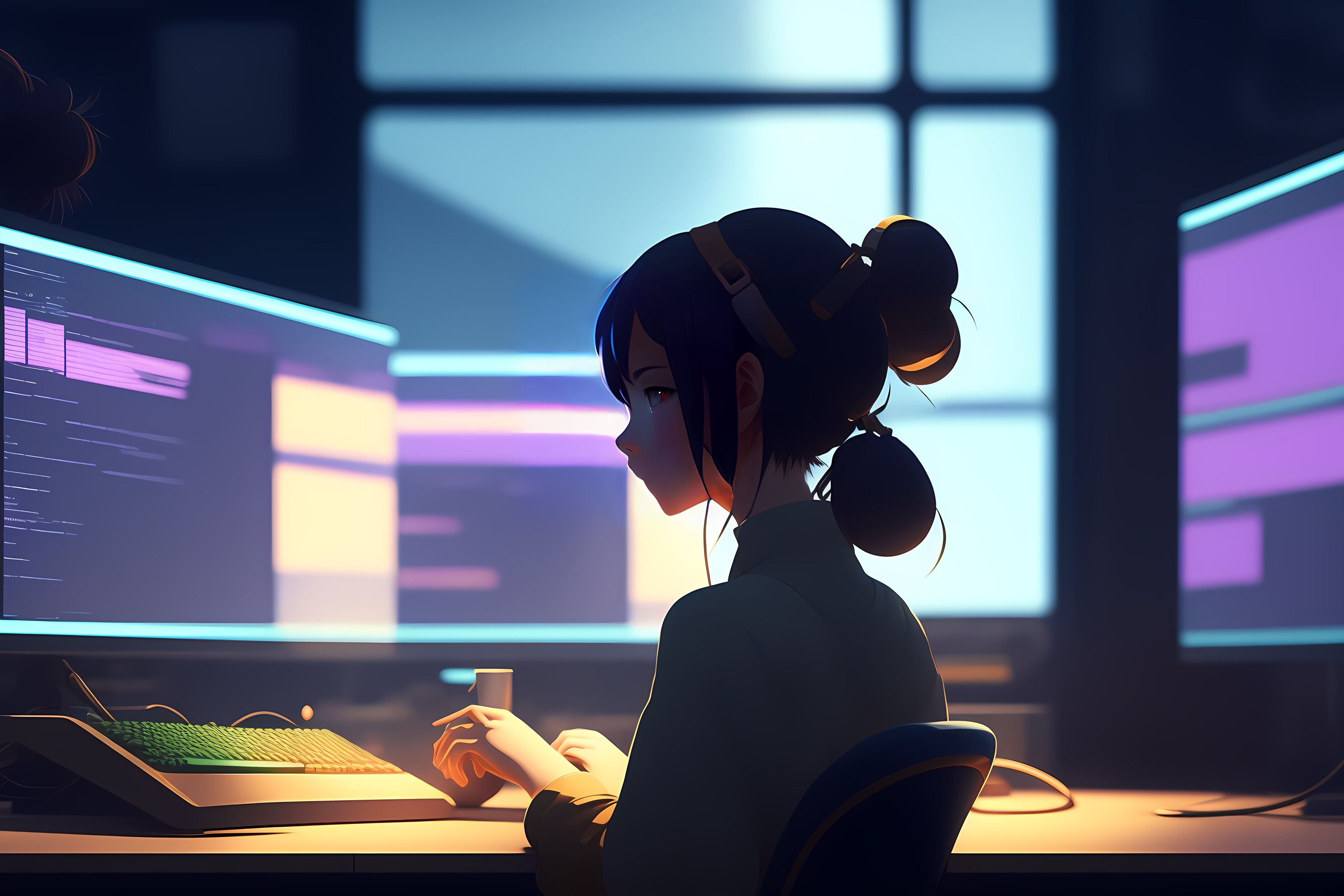 Anime Programmer Wallpapers - 4k, HD Anime Programmer Backgrounds on ...