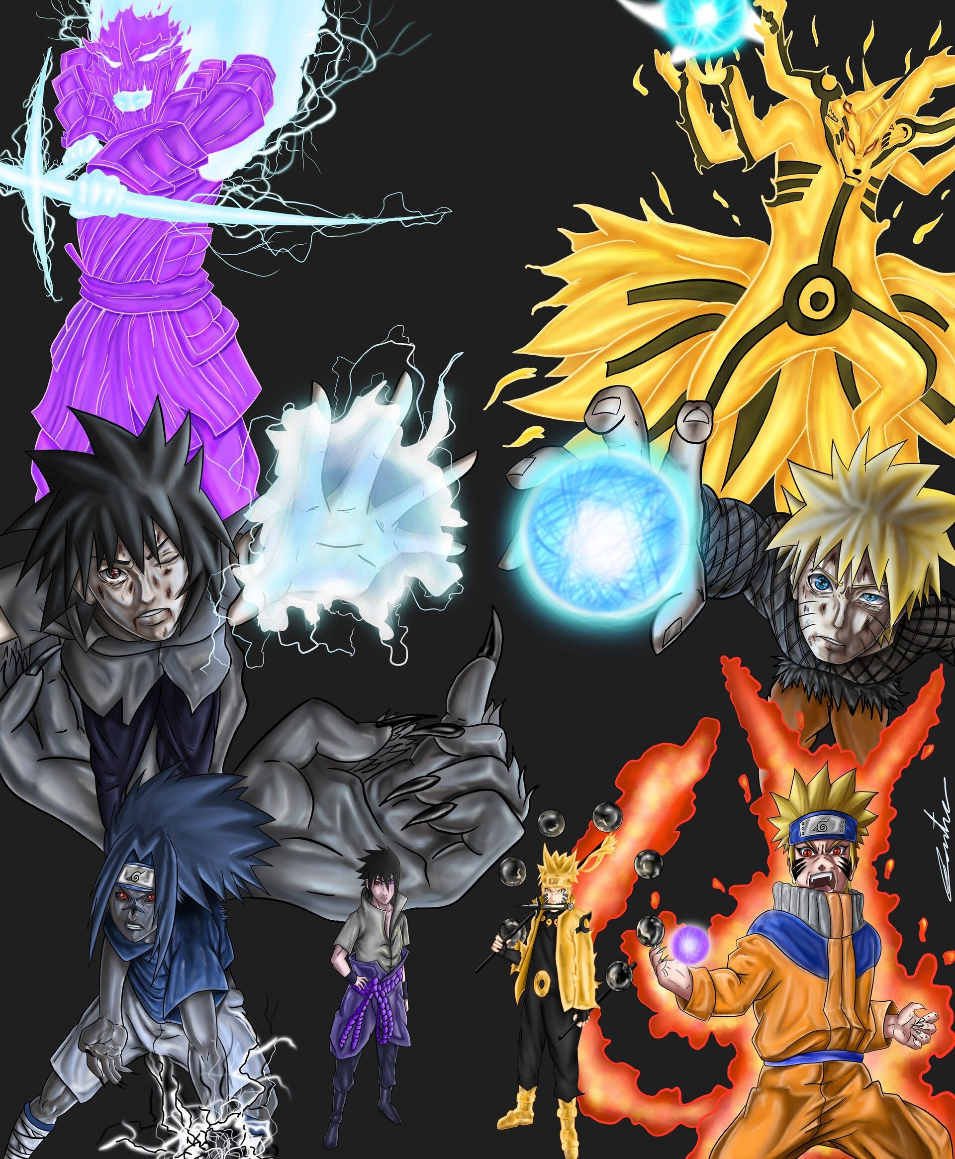 Naruto Vs Sasuke Wallpapers - 4k, HD Naruto Vs Sasuke Backgrounds on ...