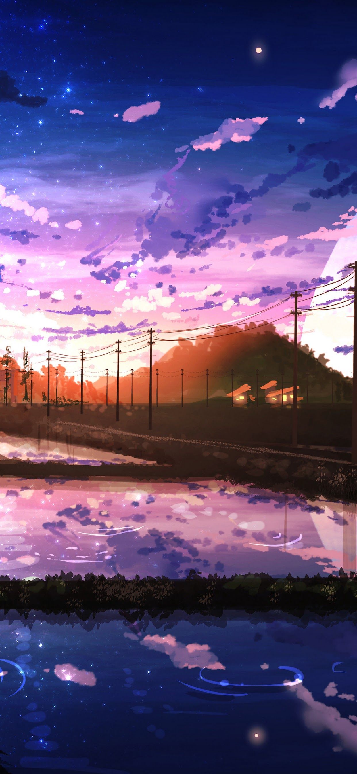 Anime Sunrise Wallpapers K Hd Anime Sunrise Backgrounds On Wallpaperbat