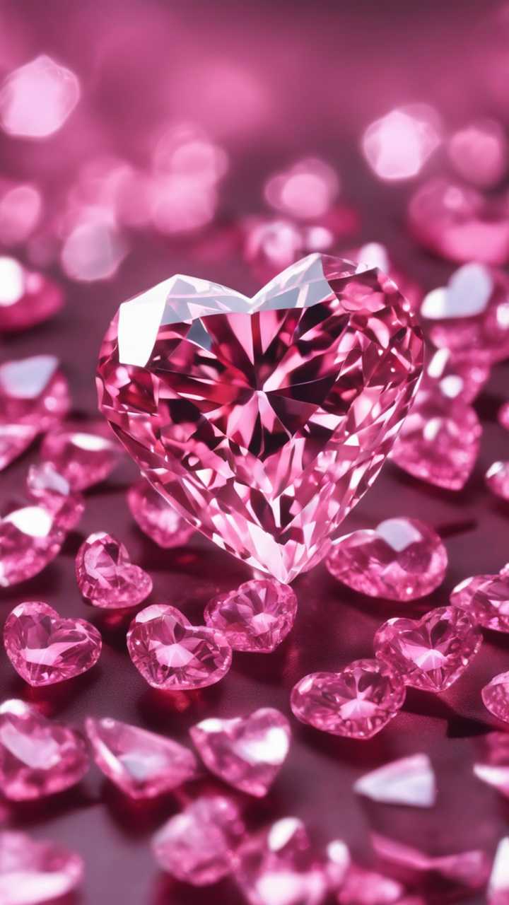 720x1280 Very rare, heart-shaped pink diamond ... Wallpaper