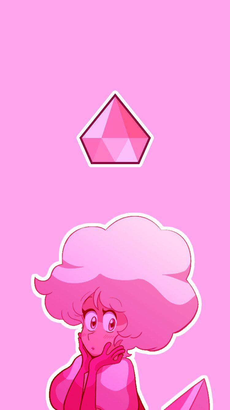 750x1334 Pink Diamond phone background (art ... Wallpaper