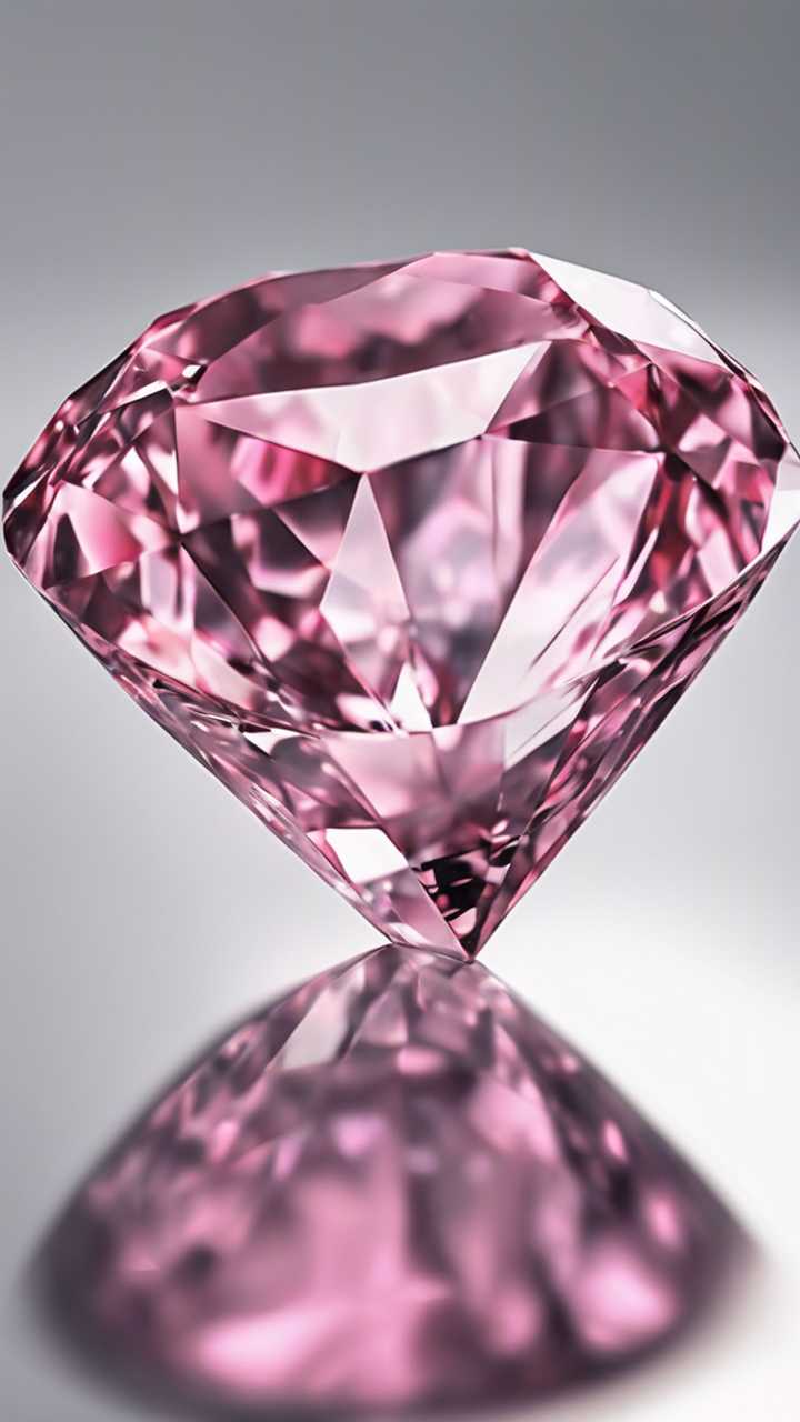 720x1280 A small pink diamond elegantly placed ... Wallpaper