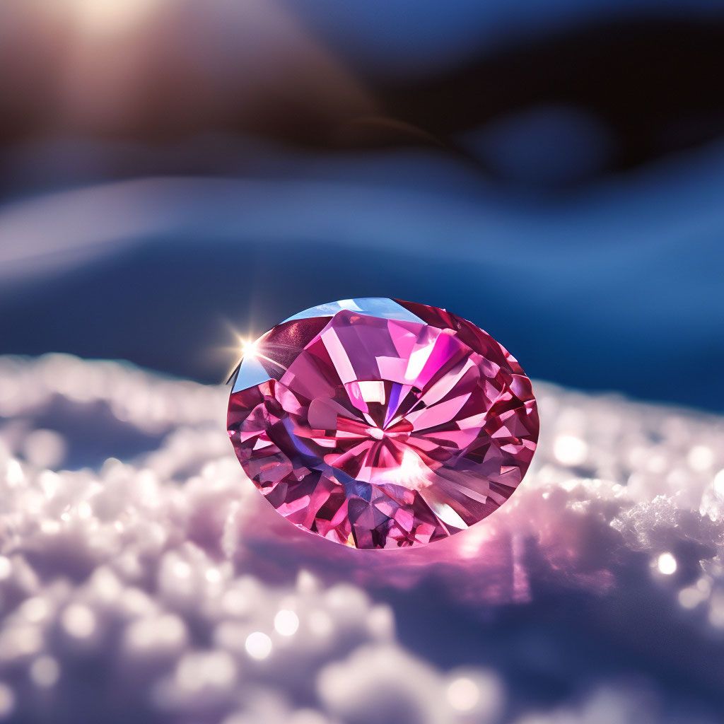 1024x1024 ✨ precious pink diamond glows in the ... Wallpaper