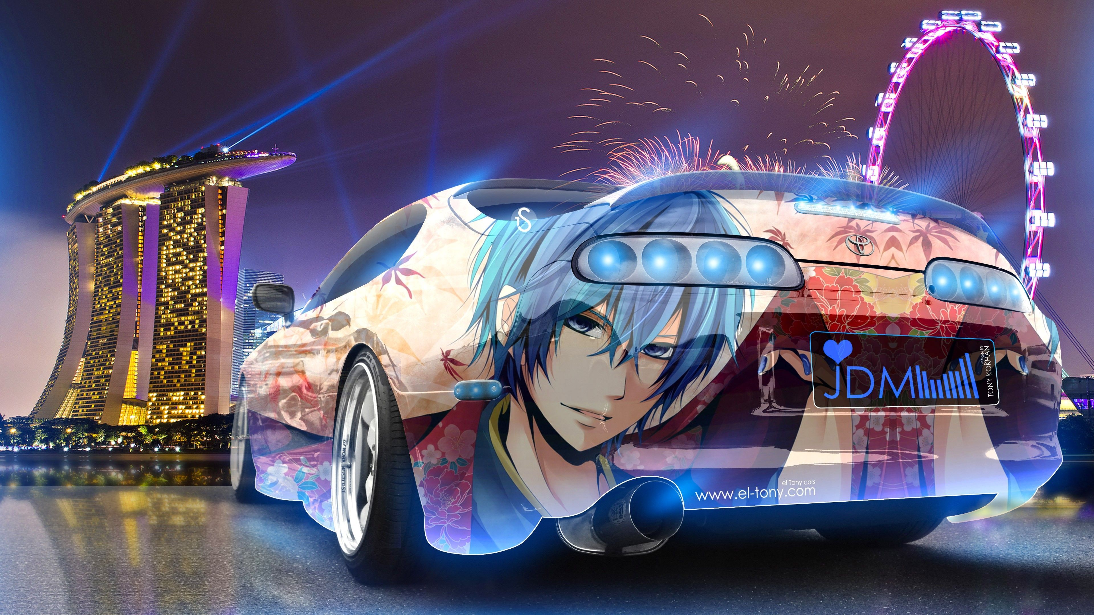 Anime Car Wallpapers - 4k, HD Anime Car Backgrounds on WallpaperBat