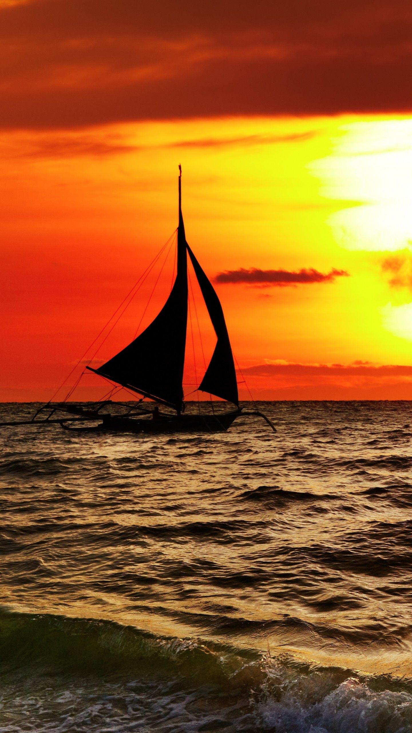 Sailing Sunset Wallpapers - 4k, HD Sailing Sunset Backgrounds on ...