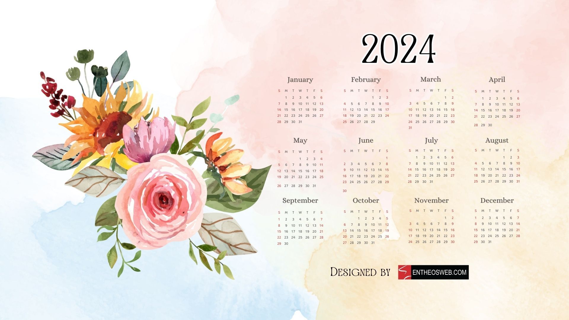 2024 Calendar Wallpapers 4k, HD 2024 Calendar Backgrounds on WallpaperBat