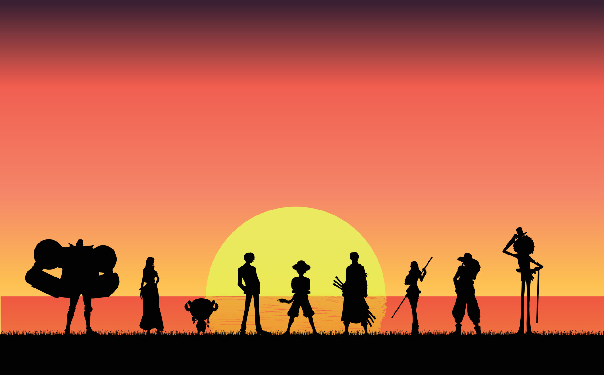 One Piece Sunset Wallpapers - 4k, HD One Piece Sunset Backgrounds on ...