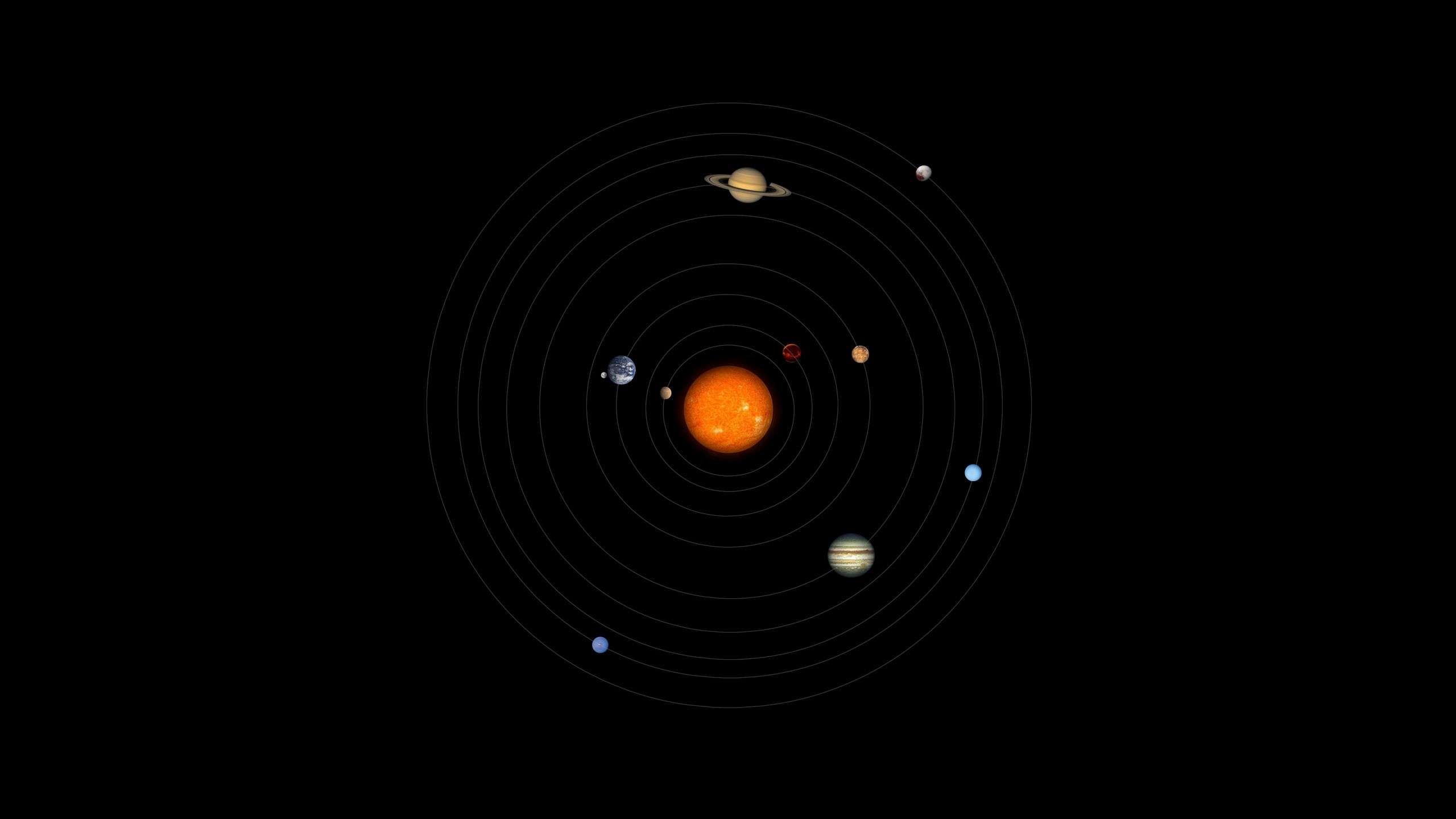 Solar System Wallpapers - 4k, Hd Solar System Backgrounds On Wallpaperbat