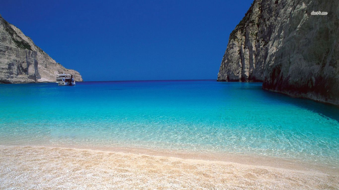 1366x768 Greece Beach Wallpaper - Top Free Greece Beach Background on Wal.....