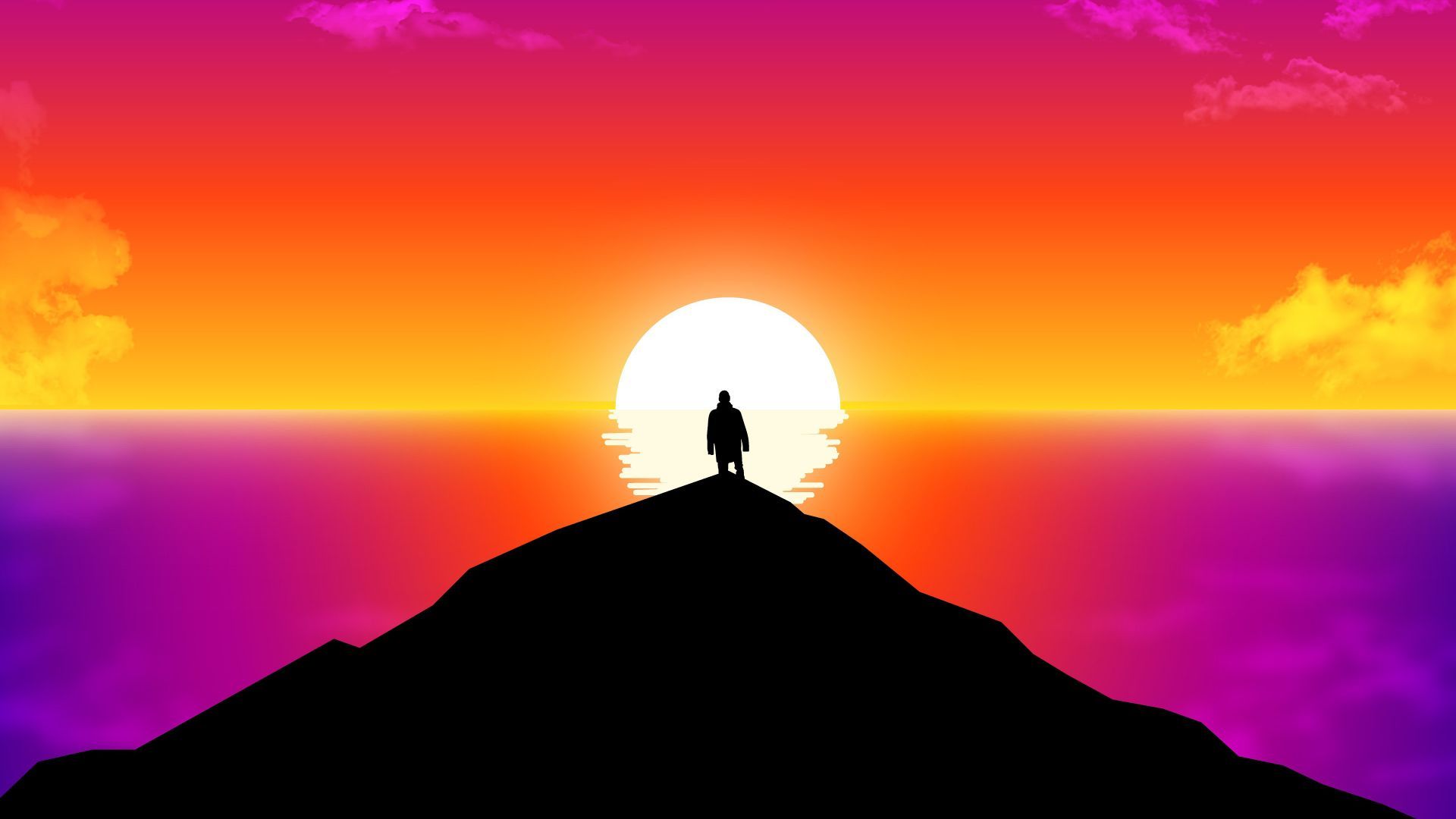 Sunset Art Wallpapers - 4k, HD Sunset Art Backgrounds on WallpaperBat