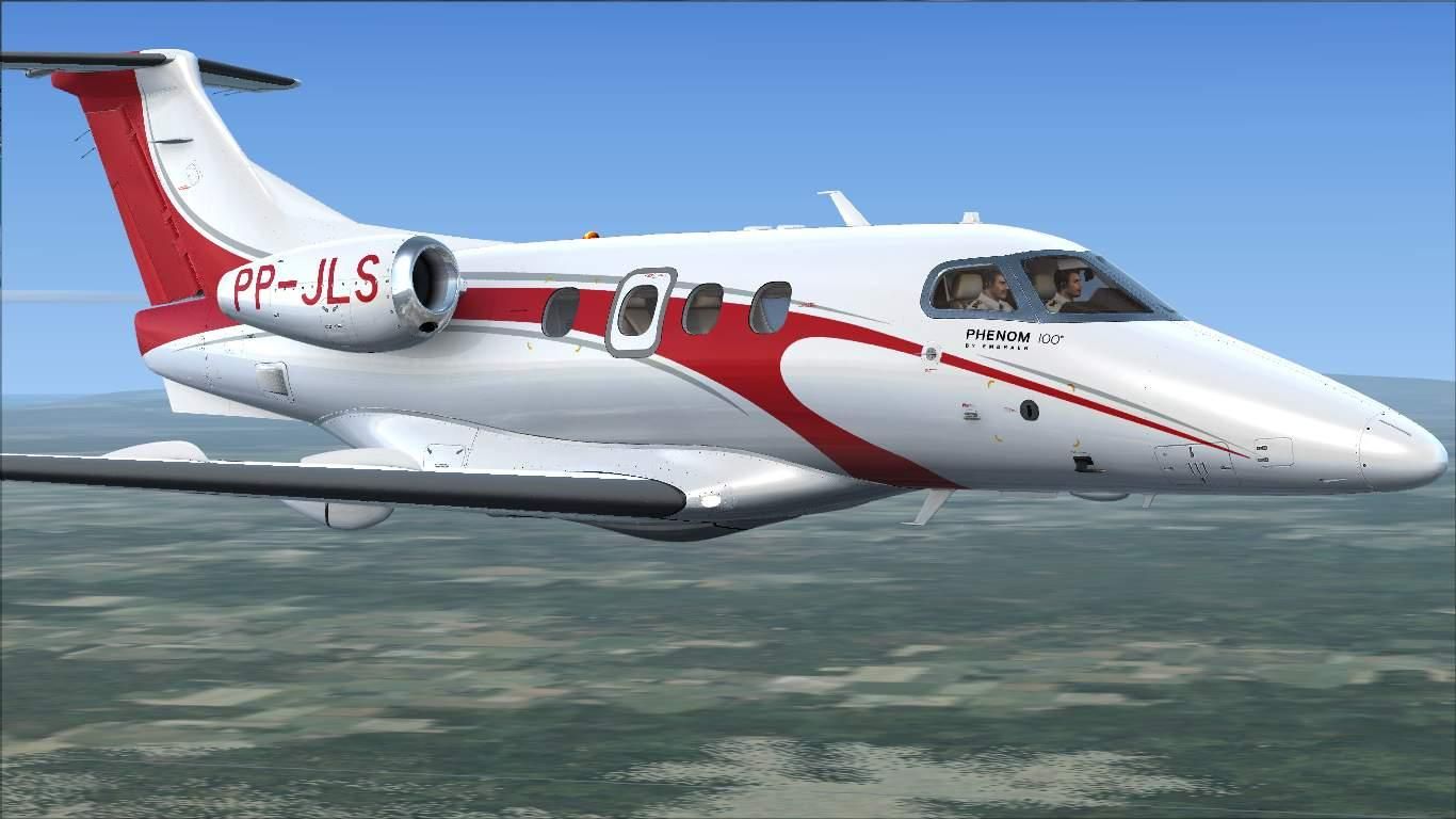 1366x768 PP-JLS Embraer Phenom 100 - Carenado Repaints - AEROSOFT COMMUNITY ... Wallpaper