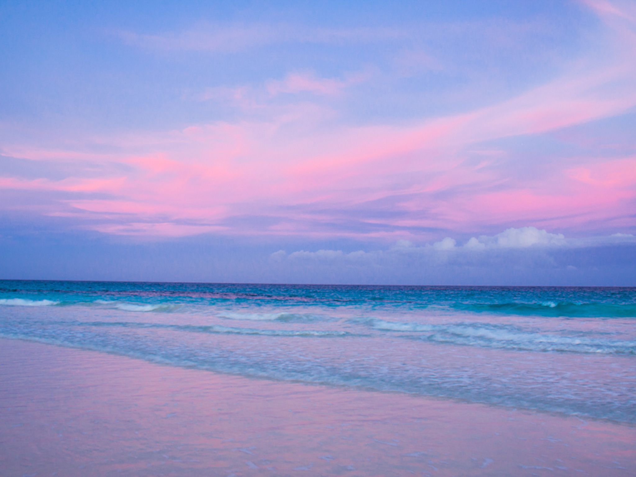 Pink Beach Sunset Wallpapers.