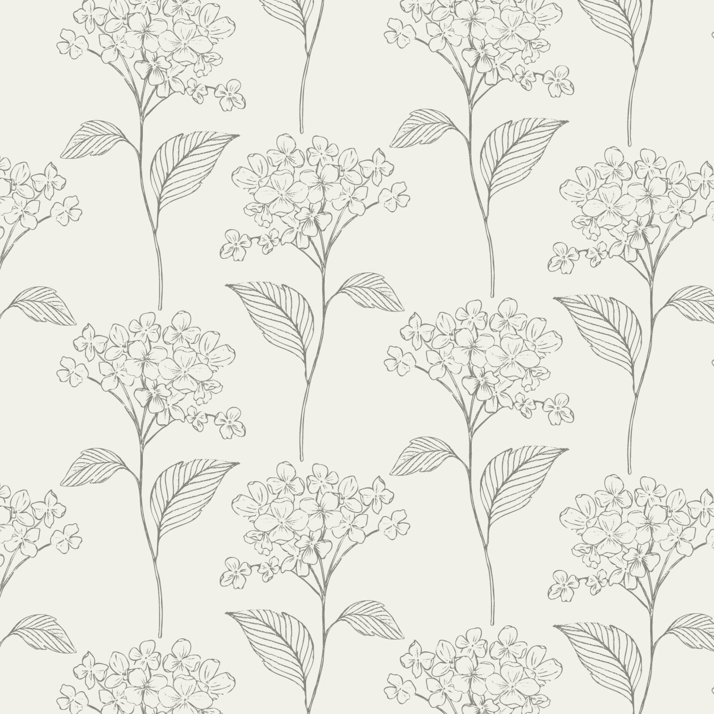 1400x1400 Dainty Hydrangea Peel And Stick ... Wallpaper