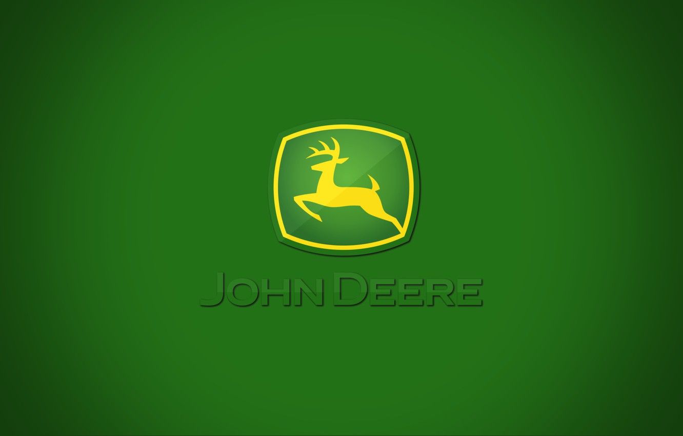 1332x850 Wallpaper logo, John Deere, Mechanical engineering, John Deere ... Wallpaper