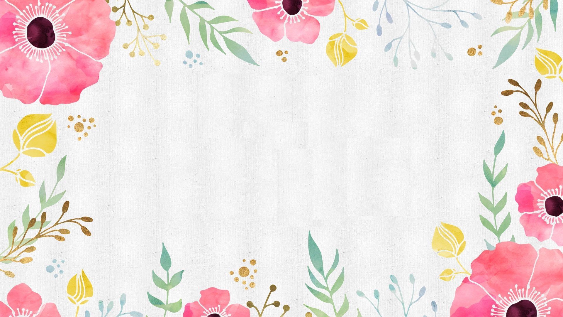 Watercolor Floral Wallpapers.