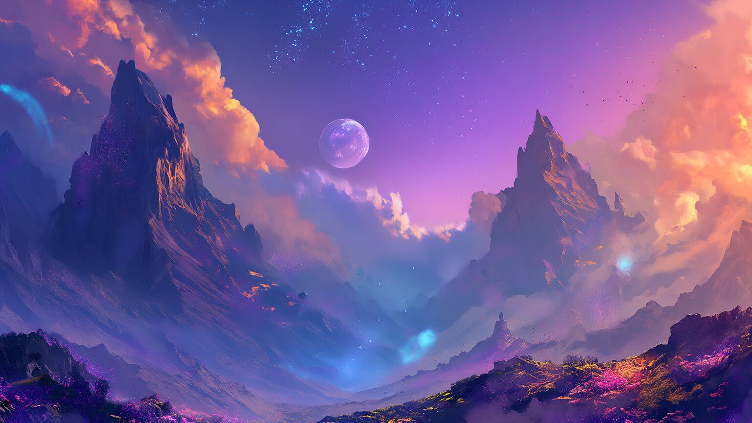 1536x864 Fantasy Landscape Desktop Wallpaper ... Wallpaper