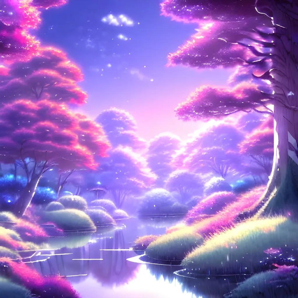 1024x1024 A beautiful ultradetailed anime ... Wallpaper