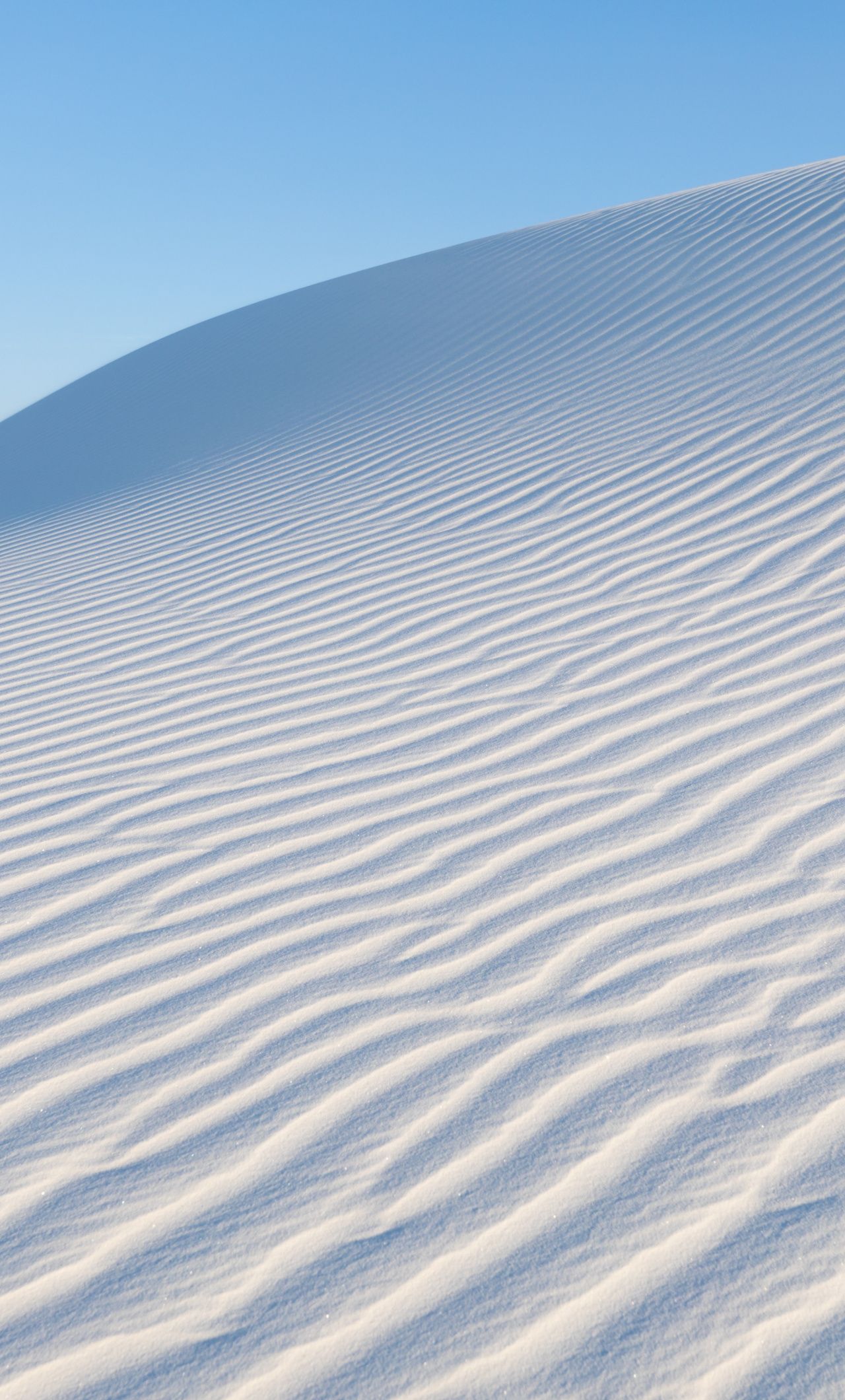 1280x2120 White sand, desert, nature, texture ... Wallpaper