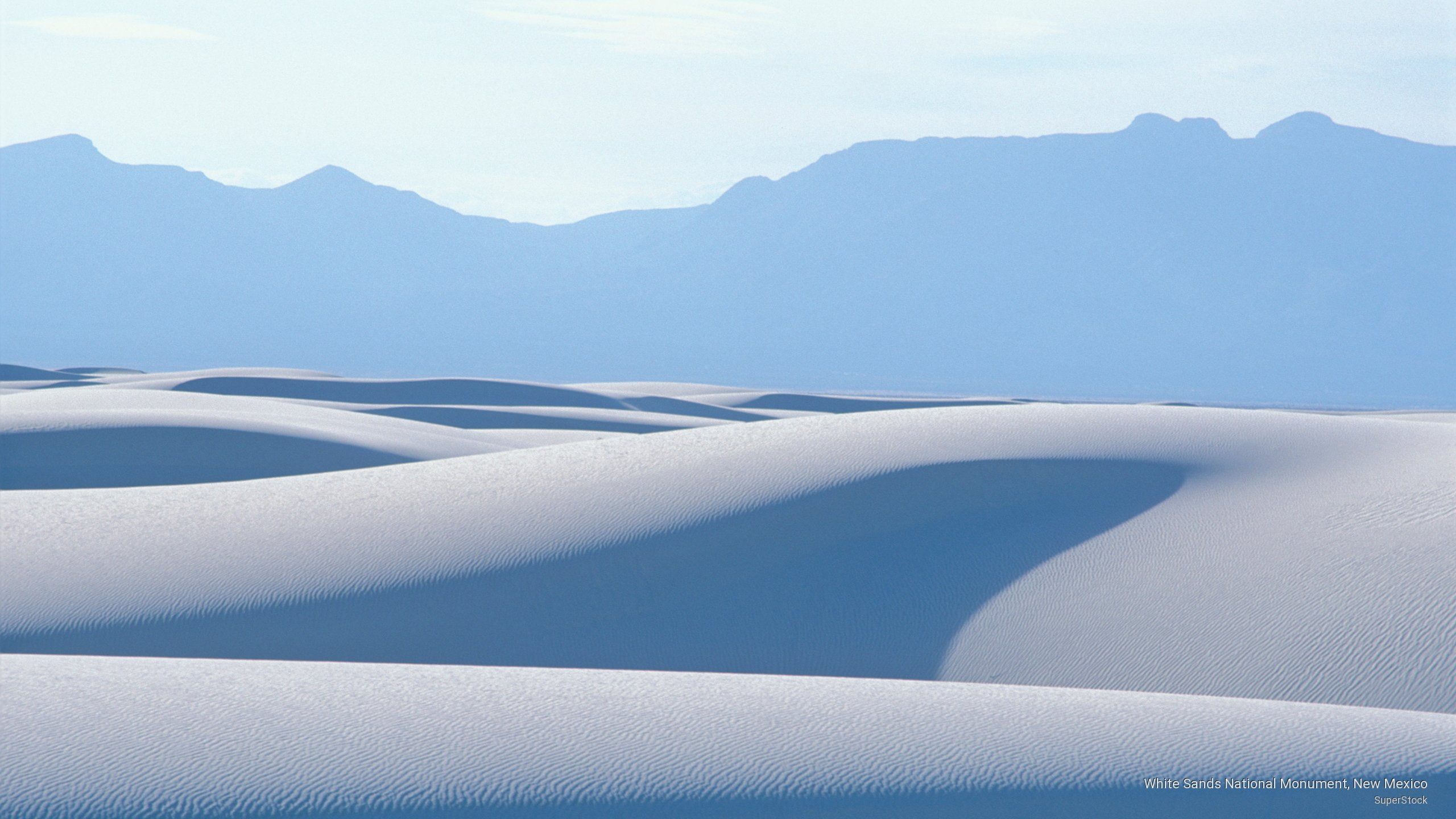 2560x1440 White Sands National Monument ... Wallpaper