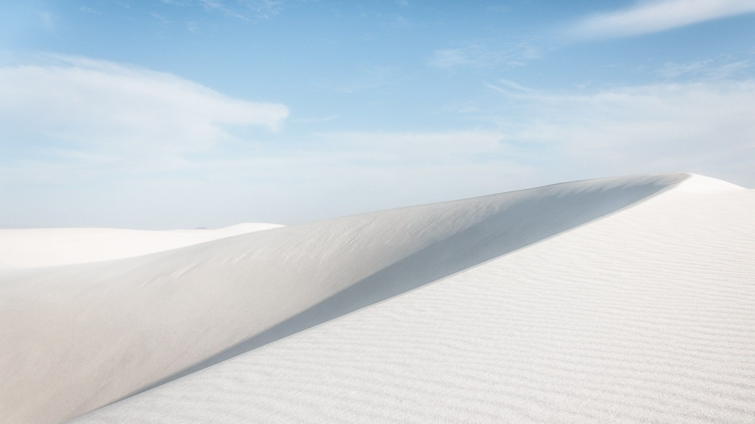 2560x1440 White Sands National Park ... Wallpaper