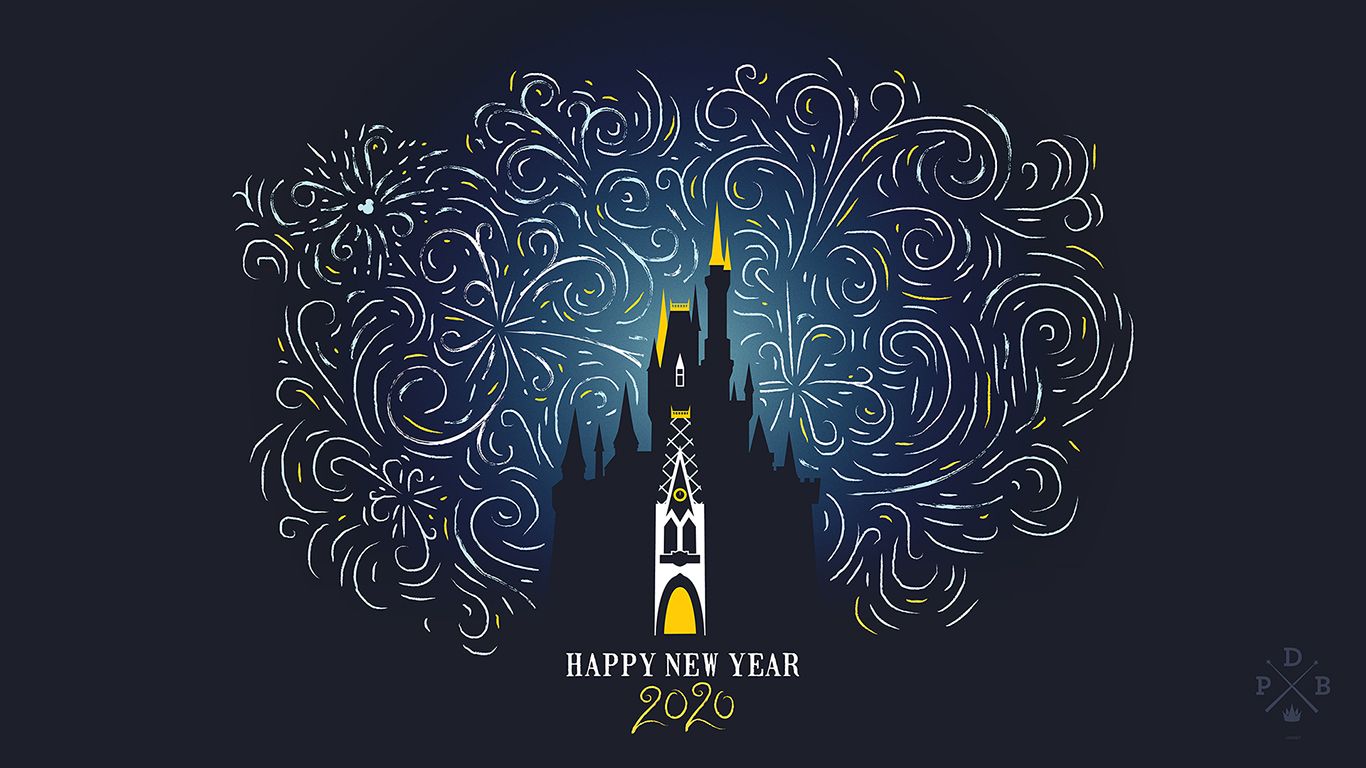 Disney New Year Wallpapers 4k Hd Disney New Year Backgrounds On Wallpaperbat