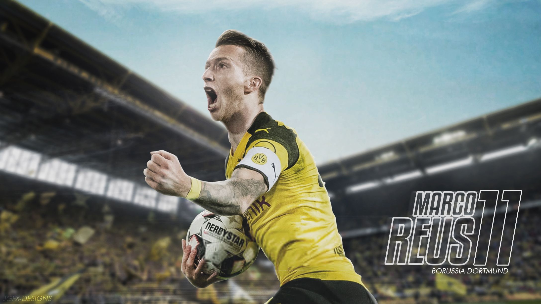 Download wallpapers Marco Reus, 4k, art, Borussia Dortmund, German football  player, splashes of paint, grung…