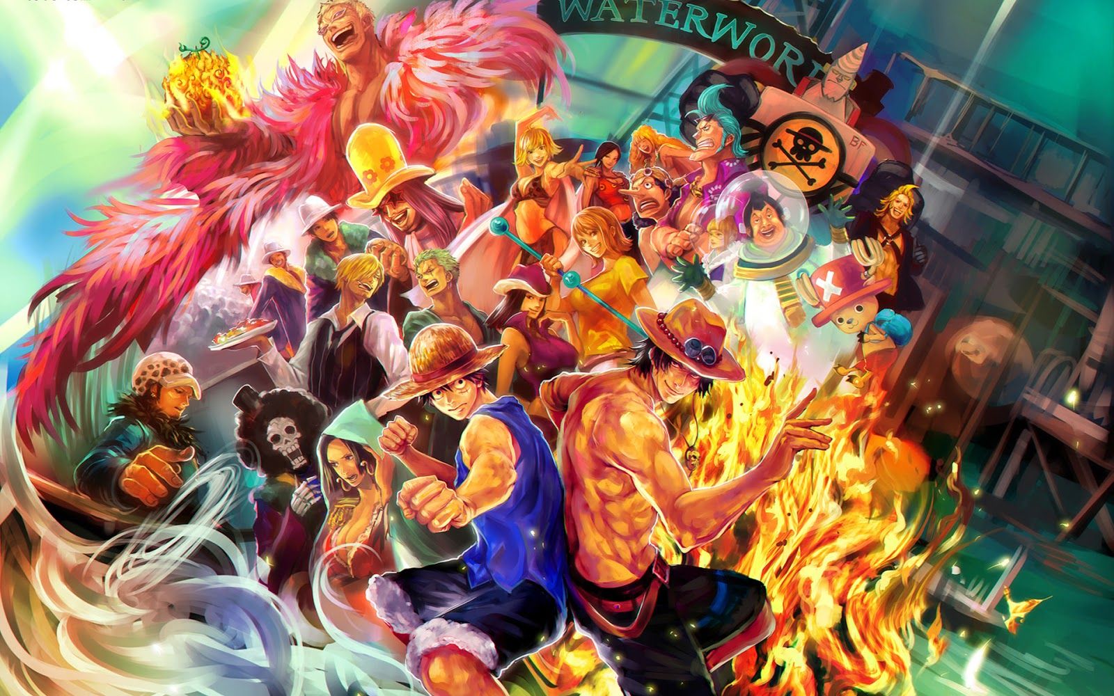 One Piece Art Wallpapers 4k Hd One Piece Art Backgrounds On Wallpaperbat