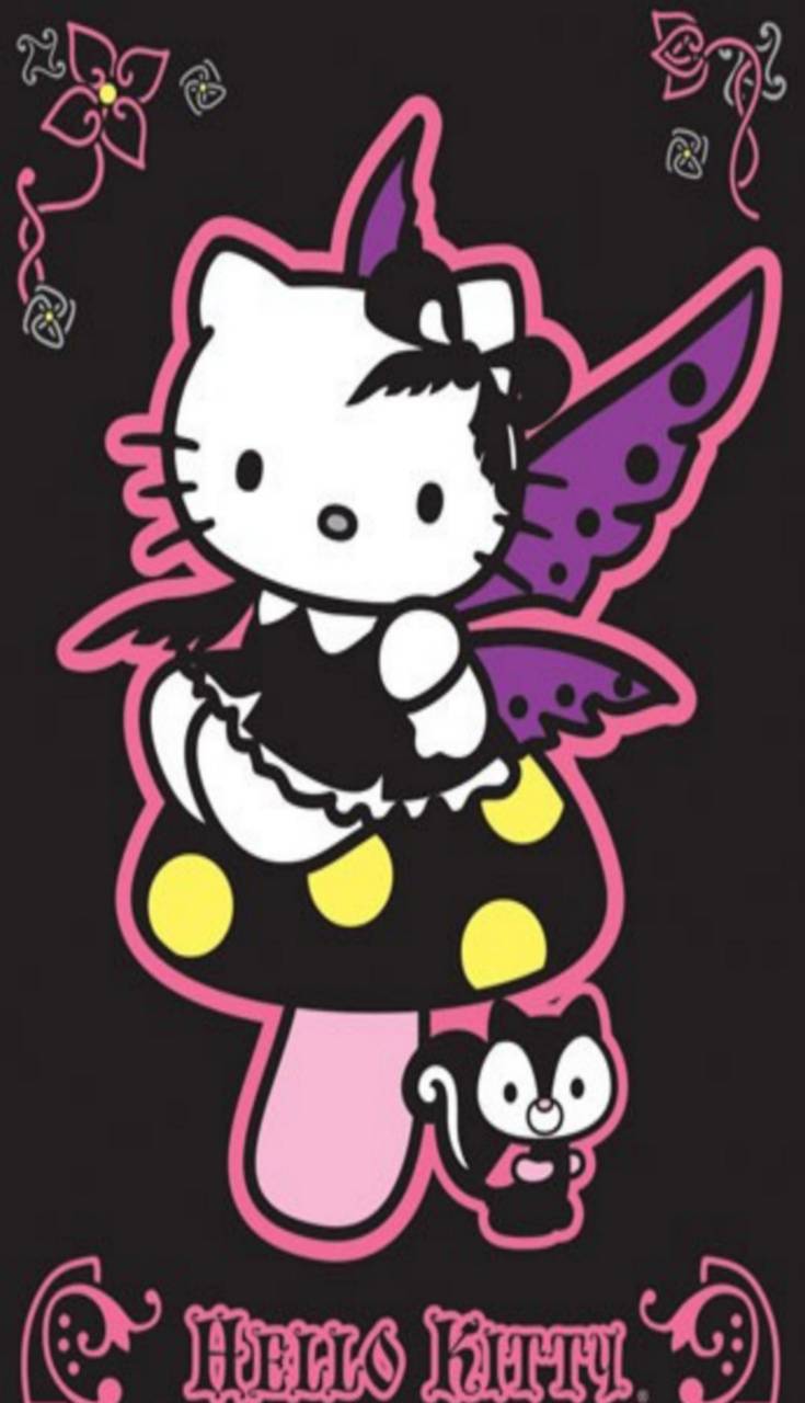 Butterfly Hello Kitty Wallpapers - 4k, HD Butterfly Hello Kitty ...