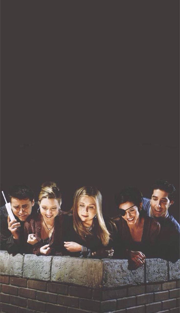 736x1280 Friends Tv Show Peeking Down Wallpaper on WallpaperBat