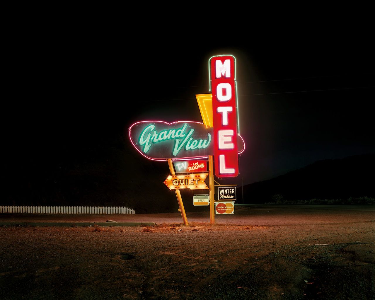 1280x1024 The Vanishing World of Neon Motel Signs - Atlas Obscura Wallpaper