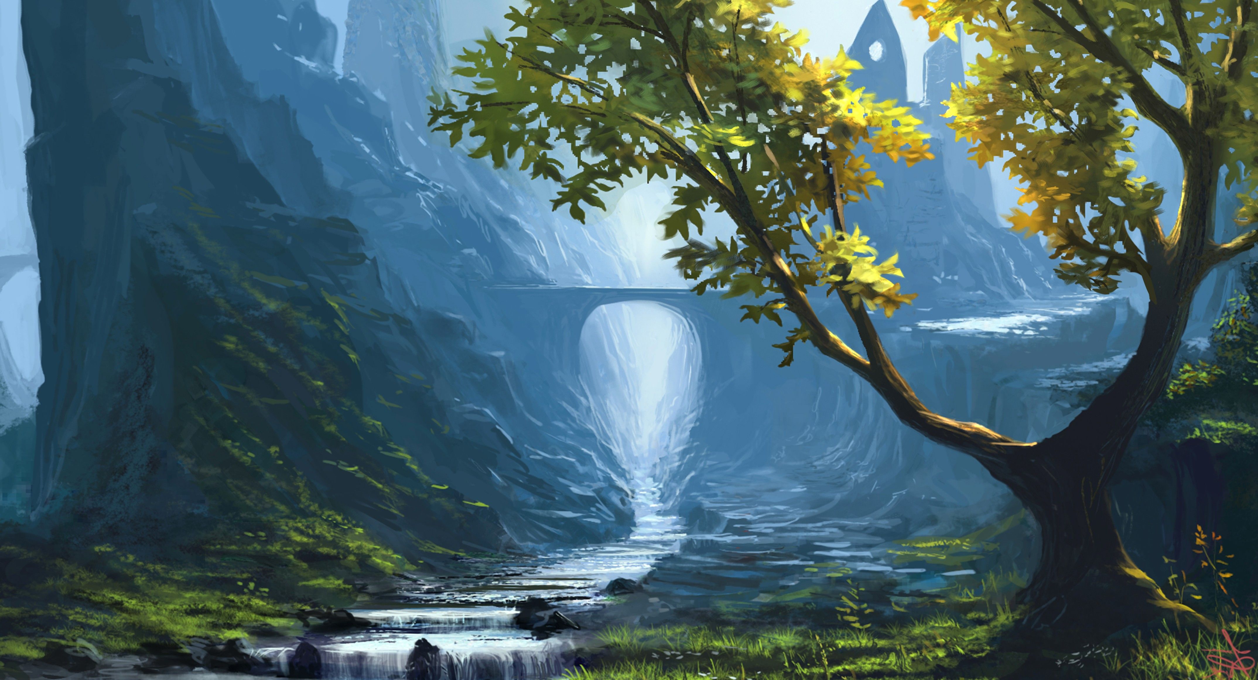 Nature Drawing Wallpapers - 4k, HD Nature Drawing Backgrounds on ...