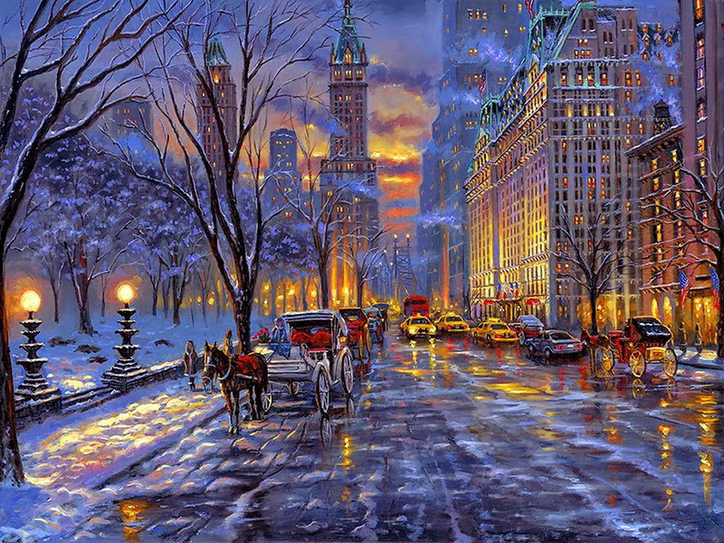 New York Christmas Wallpapers - 4k, HD New York Christmas Backgrounds