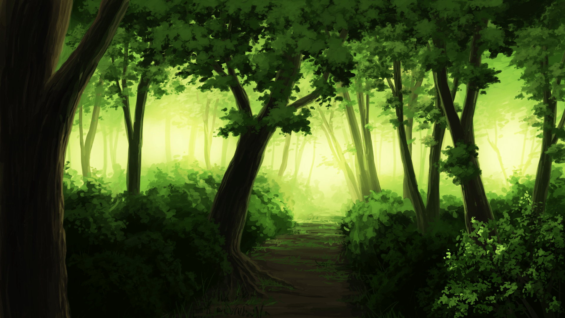 Anime Forest Wallpapers 4k Hd Anime Forest Backgrounds On Wallpaperbat