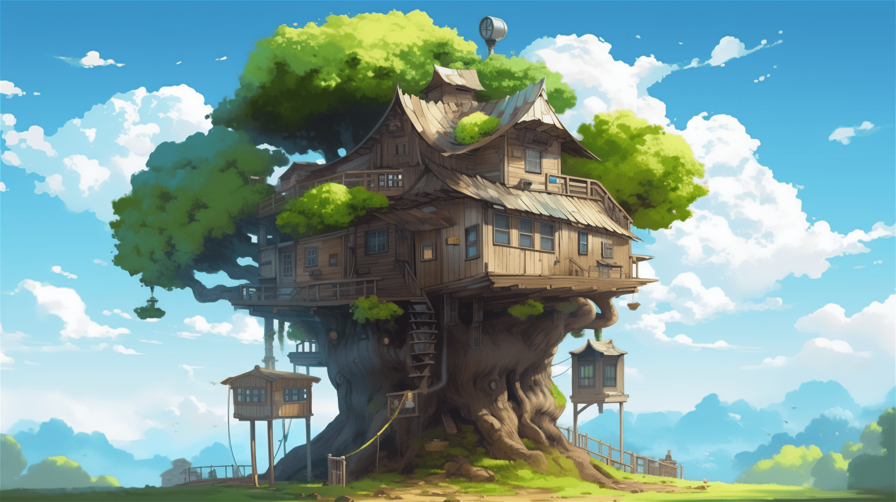 Tree House Wallpapers - 4k, HD Tree House Backgrounds on WallpaperBat